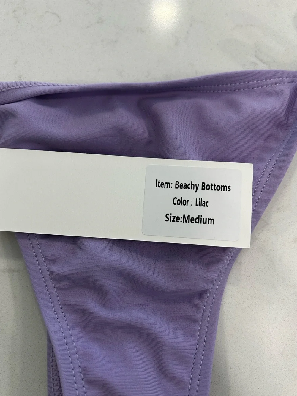 Boutine LA Tie-Side Lilac Beachy Bikini Bottom - NWT
